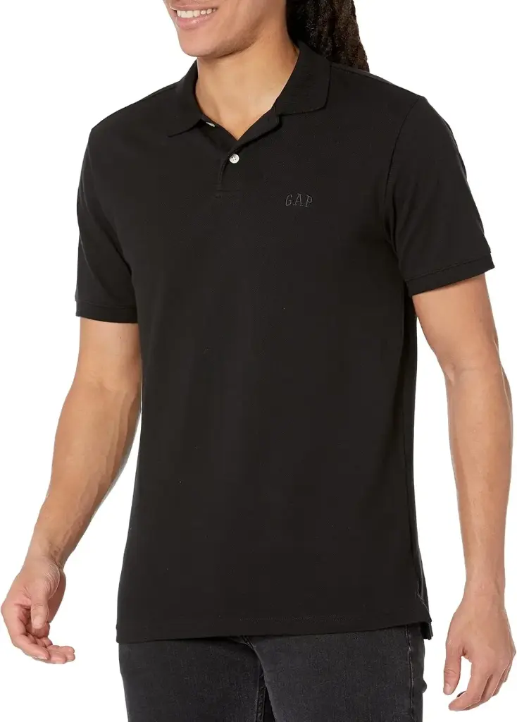 Polo Camisero Negro Gap 