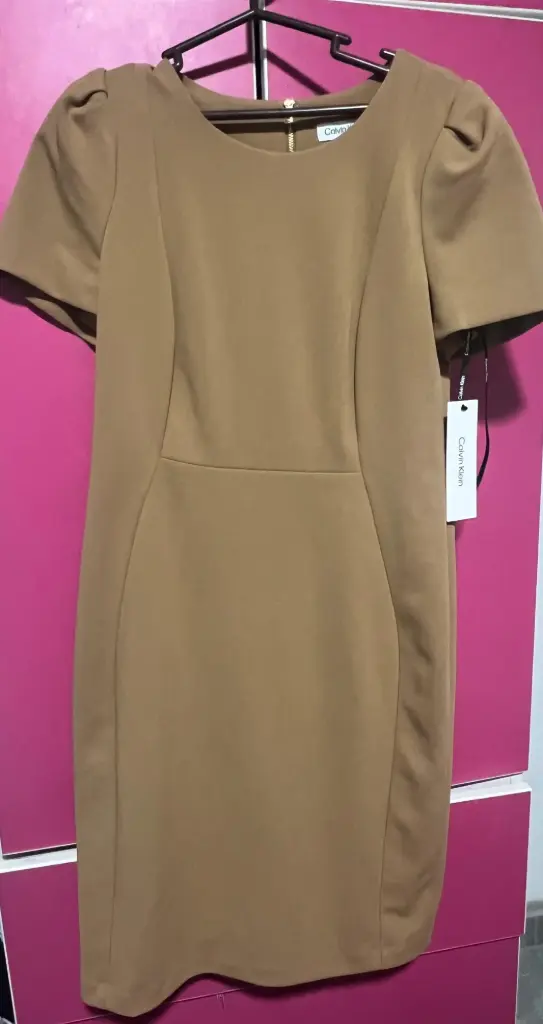 Vestido Beige Calvin Kein CDRC19JL