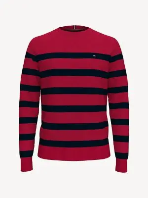 Sueter Tommy Hilfiger Rayas Rojo-Azul 78J3769