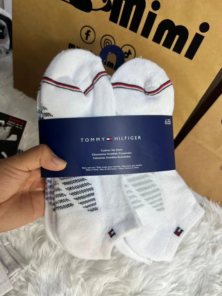 PACK X6 MEDIAS TOMMY HILFIGER BLANCO MEN
