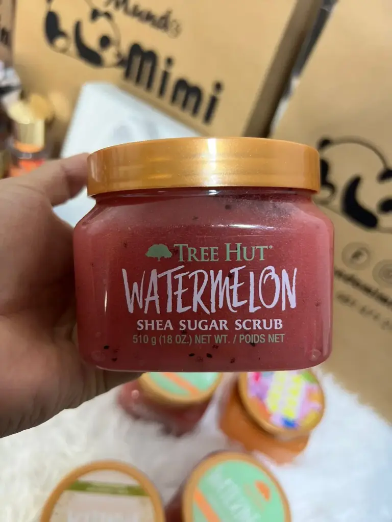 Exfoliante de Cuerpo Tree Hut azúcar de karité - Sandia 510g