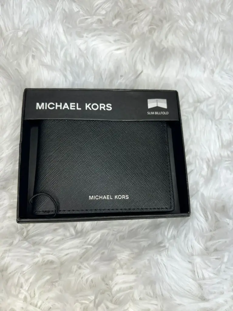 Billetera Michael Kors Negro Andy Slim  86F5SANF5V