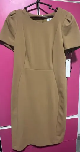 Vestido Beige Calvin Kein CDRC19JL