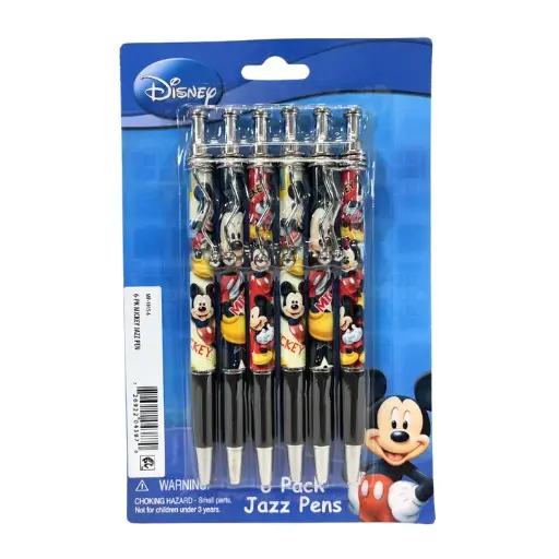 Lapiceros pack x6 Disney Mickey Mouse