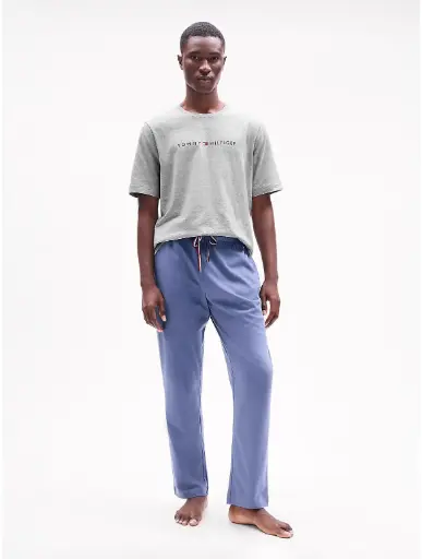 Pijama Tommy Hilfiger algodón aterciopelado Azu