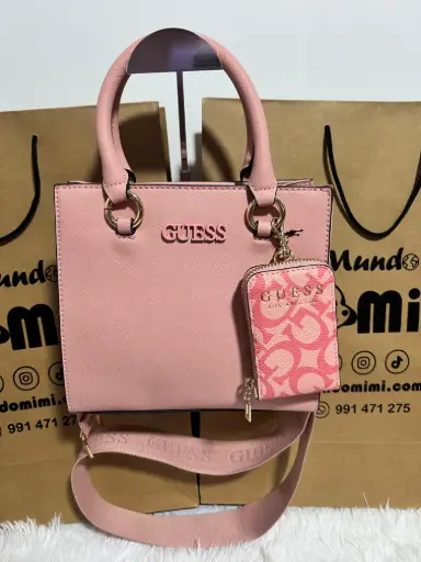 Crossbody Guess Rosa con Monedero