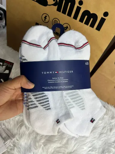 PACK X6 MEDIAS TOMMY HILFIGER BLANCO MEN