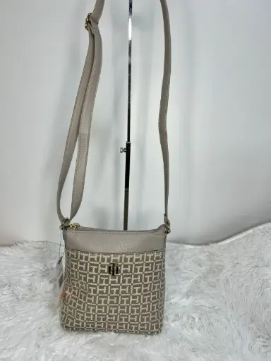 MORRAL TOMMY HILFIGER MONOGRAMA BEIGE 69J8906